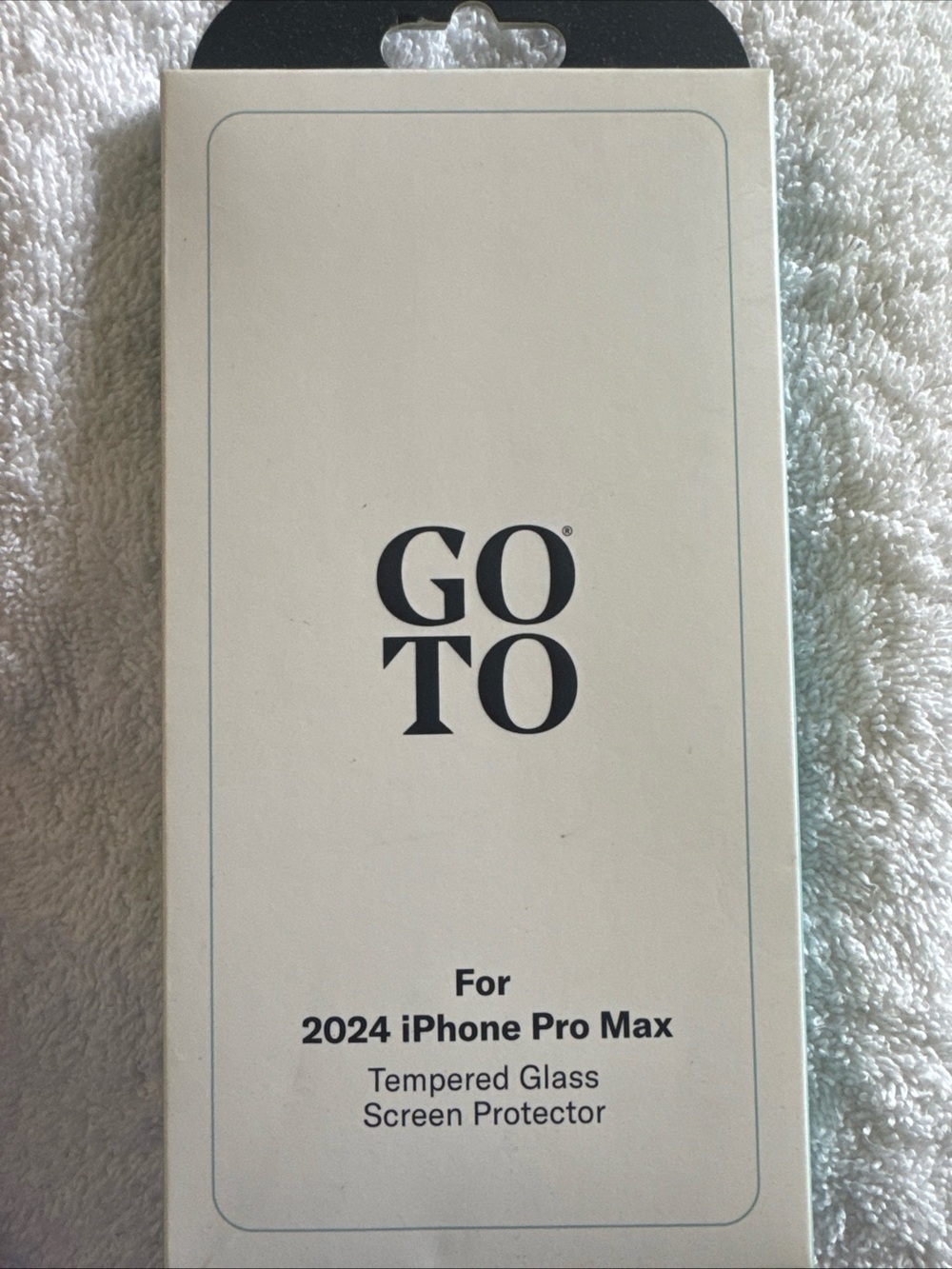 White Tempered Glass Screen Protector for 2024 iPhone Pro Max
